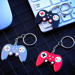 Video Game Controller Joystick Rubber Key Chain